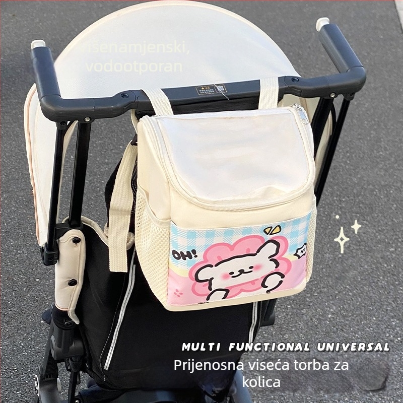 Prednja torba za električni bicikl, PU koža, vodootporna, s unutarnjom podstavom, model: Electric Bicycle Hanging Bag