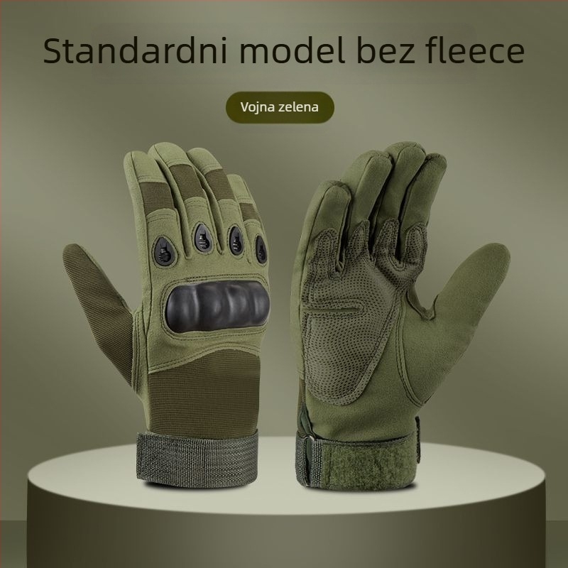 Muške rukavice za biciklizam - protuklizne, otporne na habanje, s flekso podstavom za zimu