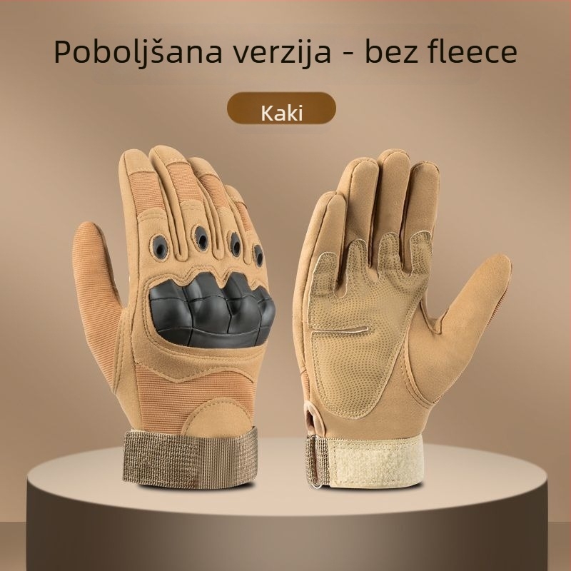 Muške rukavice za biciklizam - protuklizne, otporne na habanje, s flekso podstavom za zimu