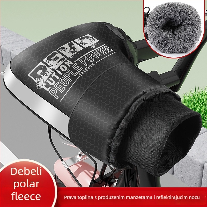 Navlaka za upravljač električnog motocikla (Brand Chi Beijia; Materijal: pamuk velur; Dobna skupina: Odrasli; Spol: Unisex; Namjena: rukavice za biciklizam, rukavice za utrke)