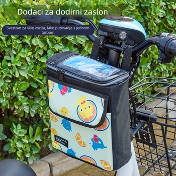 PVC prednja torba za bicikl s unutarnjim džepom za mobitel