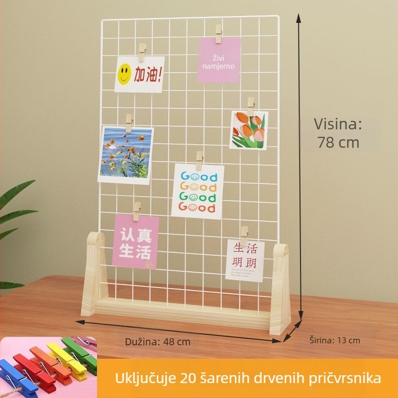 Stolni stalak za izlaganje nakita, otporan na prašinu, drveni, pastoralnog stila, za nakit