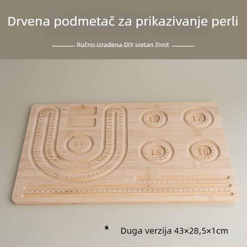 Držač za narukvice – metal, šablona za perle, alat za DIY dizajn