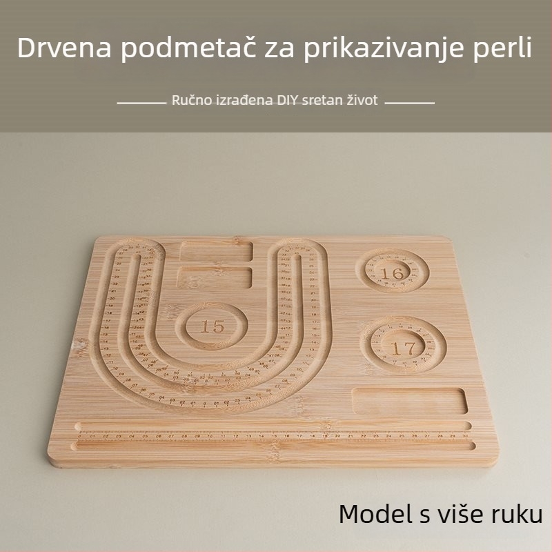 Držač za narukvice – metal, šablona za perle, alat za DIY dizajn