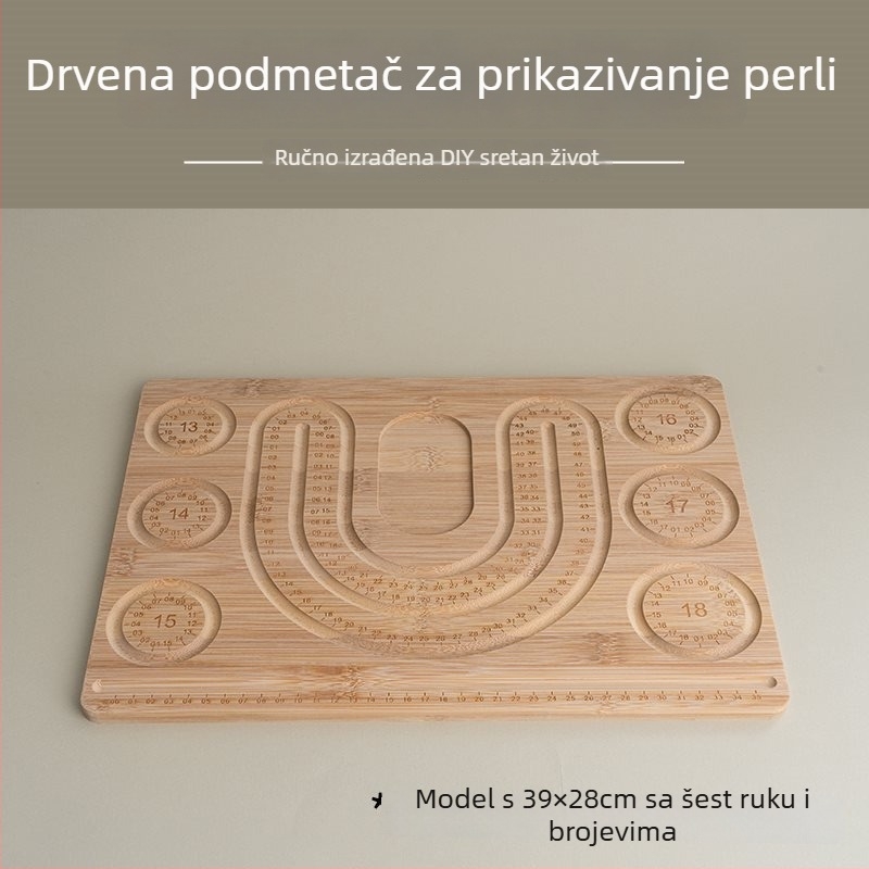 Držač za narukvice – metal, šablona za perle, alat za DIY dizajn