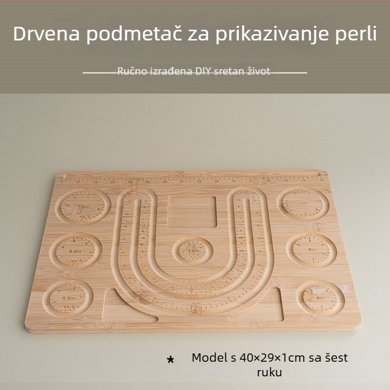 Držač za narukvice – metal, šablona za perle, alat za DIY dizajn
