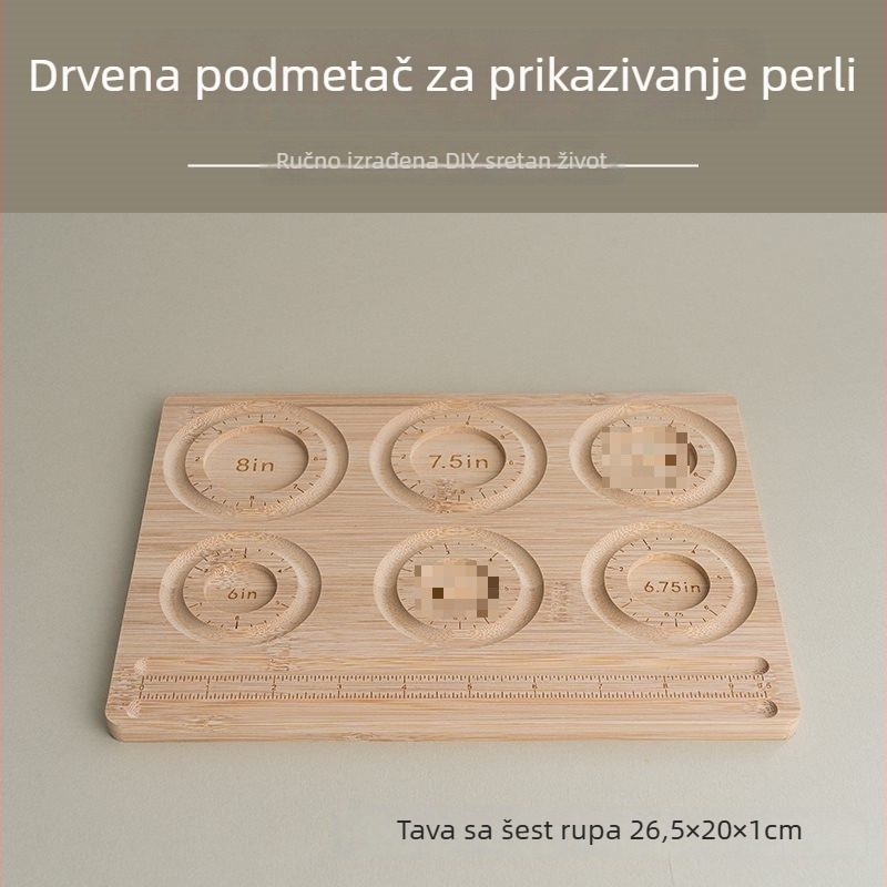 Držač za narukvice – metal, šablona za perle, alat za DIY dizajn