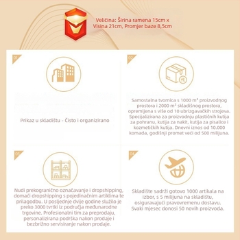 Višenamjenski stalak za izlaganje nakita, netkani materijal, stolna montaža