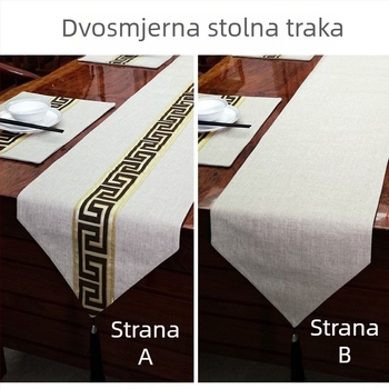 Zastavica za stol, novi kineski stil, platno umjetnost najlon