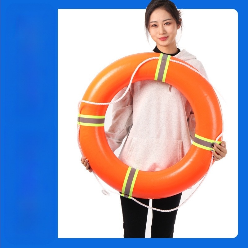 Odrasli plivački prsten, PVC morski, profesionalni, debeći čvrsti plastični prsten s reklamnim logom