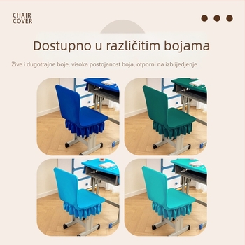 Navlaka za školski stolac – jednodjelna, elastična, poliester, jednostavan i moderan stil