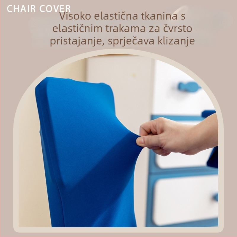 Navlaka za školski stolac – jednodjelna, elastična, poliester, jednostavan i moderan stil