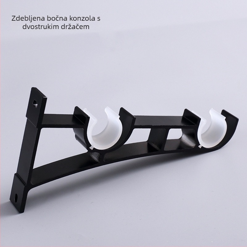Držač rimske šipke za zavjese, aluminijska legura, moderni minimalistički stil, model 5147, marka Jiadong