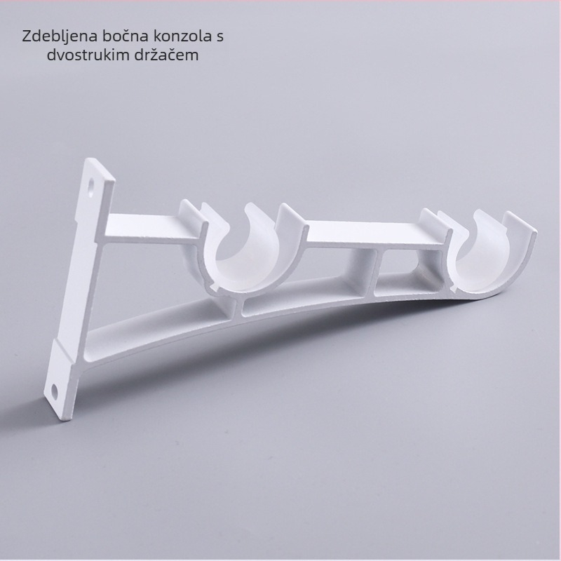 Držač rimske šipke za zavjese, aluminijska legura, moderni minimalistički stil, model 5147, marka Jiadong