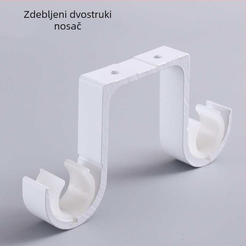 Držač rimske šipke za zavjese, aluminijska legura, moderni minimalistički stil, model 5147, marka Jiadong