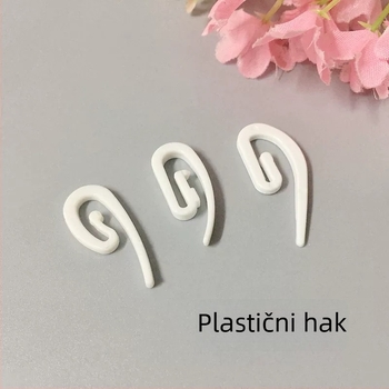 Plastični S‑kukica za zavjese za tračnicu, univerzalna kompatibilnost, za auto zavjese