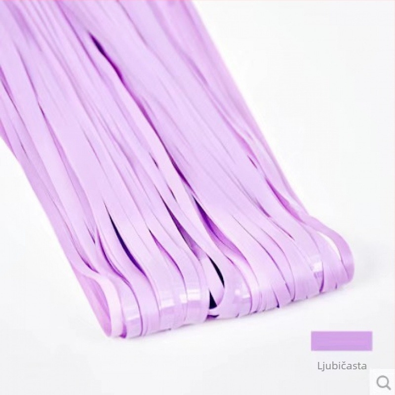 Dekorativna zavjesa s laserskim resicama, moderni minimalistički stil, marka Unique, materijal: Drugo