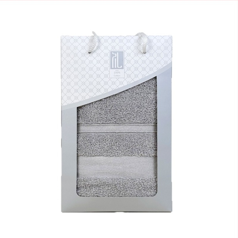 Pamukani ručnici u poklon kutiji, dvostruko pakiranje, 120–140 g, šivanje i jednostavno tkivo, prilagođeni logo