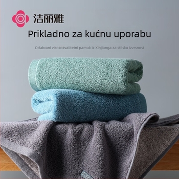 Ručnik za lice Grace/Jielia, 100-120 g, 32s pređa, jednostavno tkanje, 100% pamuk