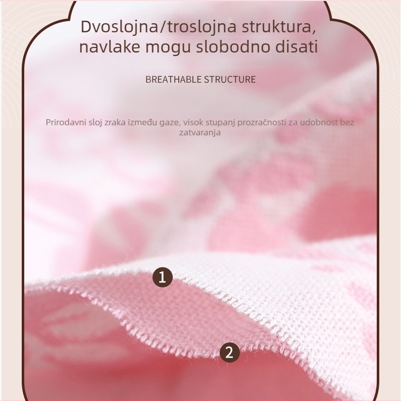 Pamukova ručnik deka, pastoralni stil