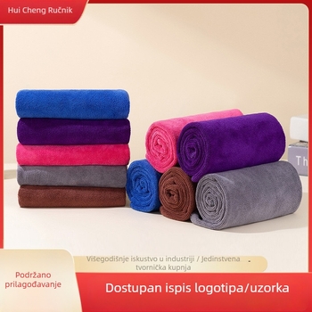 Microfiber ručnik za frizerske salone, upijajući ručnik za sušenje kose, spa i pedikir