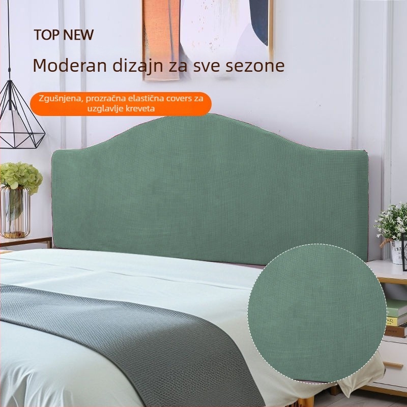 Navlaka za naslon kreveta, elastična, cijelogodišnja, univerzalna prilagodba, zaštita od prašine