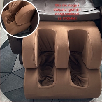 Navlaka za masažnu stolicu - poliester, Meika, moderni minimalistički stil, s gornjim i donjim pokrivačima za noge