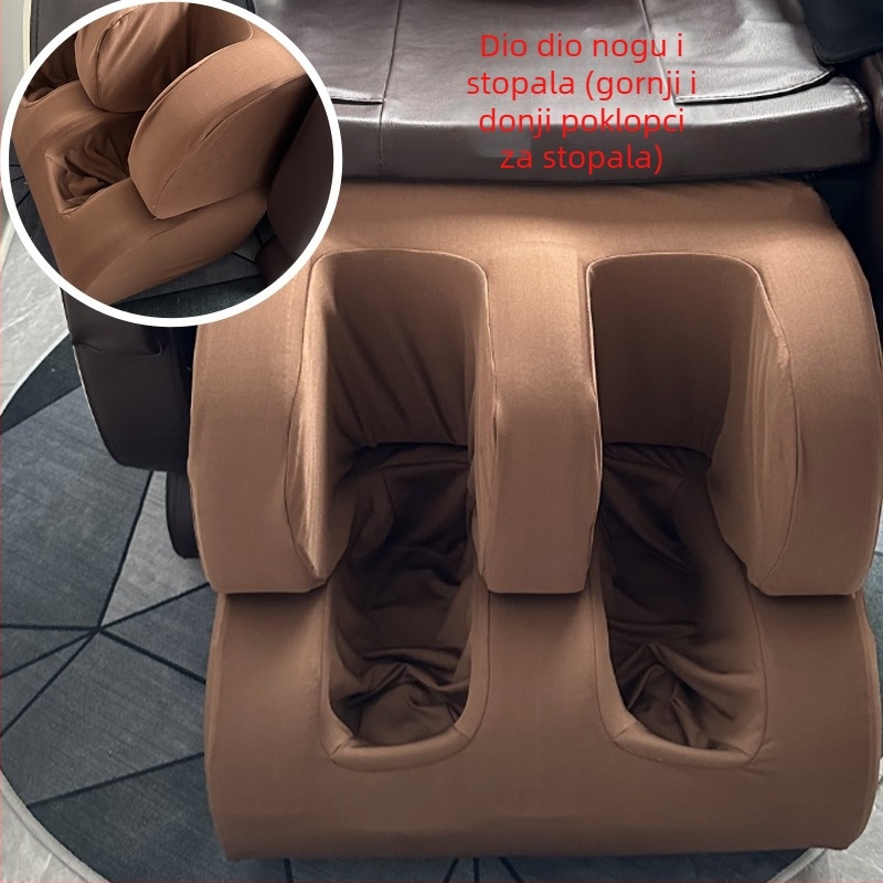 Navlaka za masažnu stolicu - poliester, Meika, moderni minimalistički stil, s gornjim i donjim pokrivačima za noge