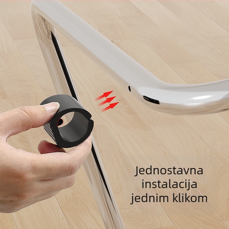 Plastični jastučići za noge stolca, luka oblika, U-spoj, tiho, otporni na habanje, za uredske stolice s okruglim cijevnim nogama