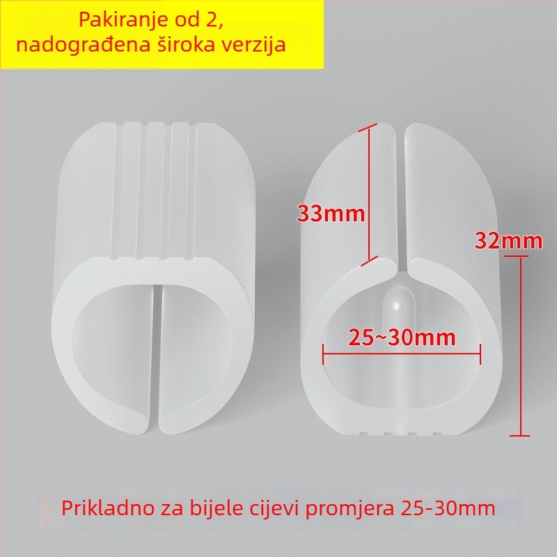 Plastični jastučići za noge stolca, luka oblika, U-spoj, tiho, otporni na habanje, za uredske stolice s okruglim cijevnim nogama