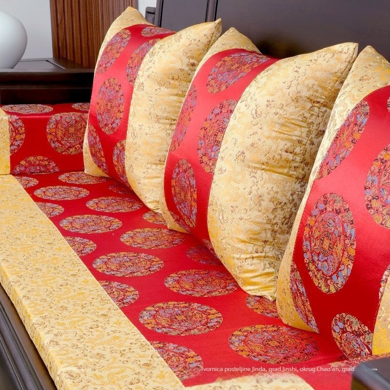 Jastuk od mahagonija za kauč, uredsku stolicu i fotelja, stil drva, kineski stil, brokat navlaka