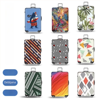 Rain Village zaštitni pokrov za prtljagu, geometrijski uzorak, unisex, pamuk materijal, unutarnja podstava od elastičnog pamuka, otporan (20–35L, pamuk)