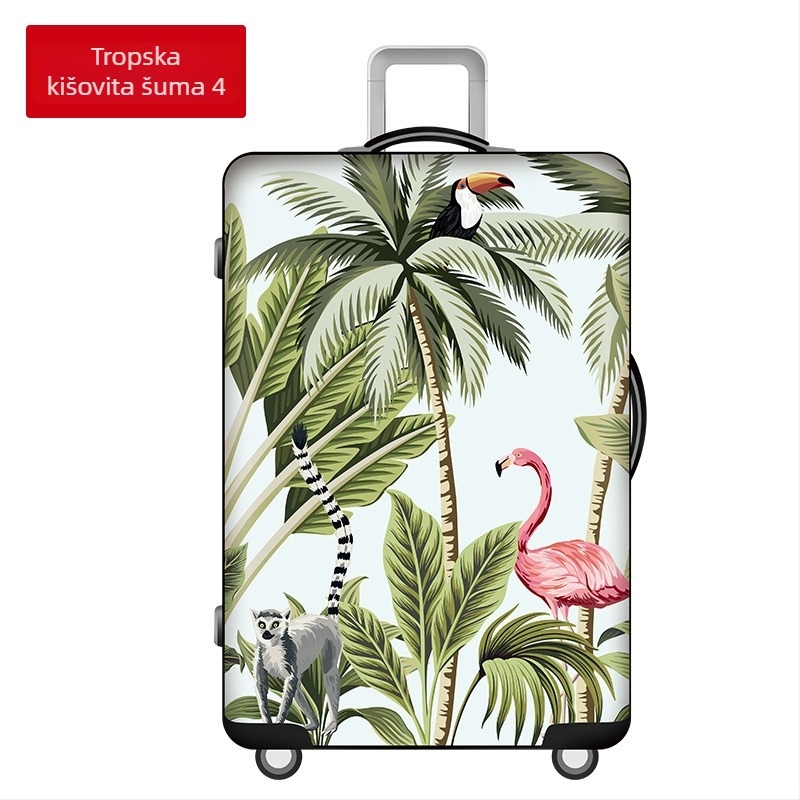 Rain Village zaštitni pokrov za prtljagu, geometrijski uzorak, unisex, pamuk materijal, unutarnja podstava od elastičnog pamuka, otporan (20–35L, pamuk)