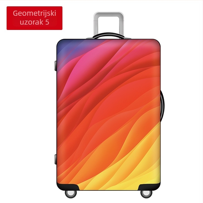 Rain Village zaštitni pokrov za prtljagu, geometrijski uzorak, unisex, pamuk materijal, unutarnja podstava od elastičnog pamuka, otporan (20–35L, pamuk)