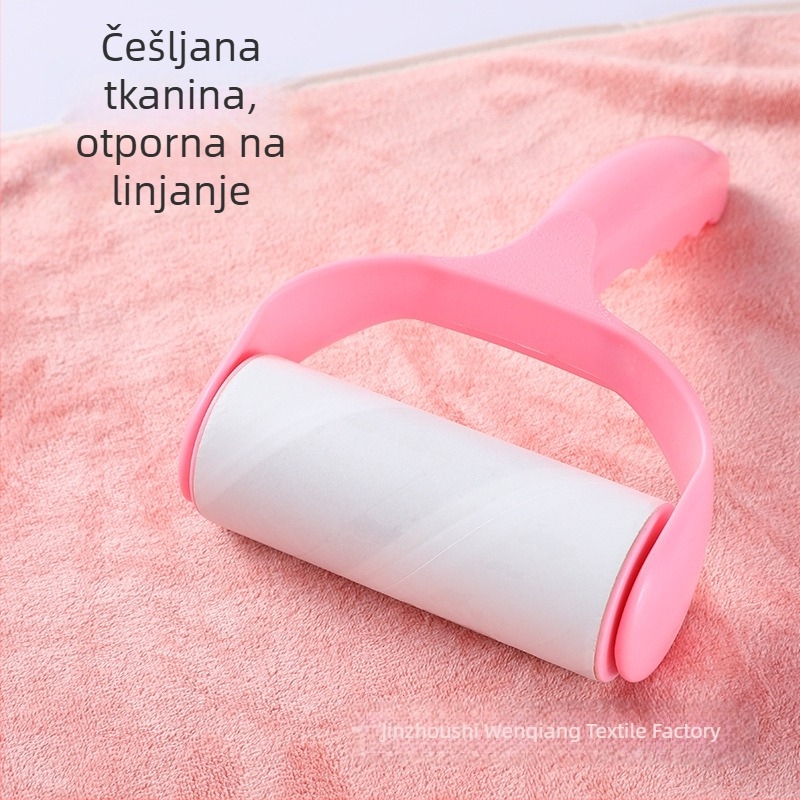 Debeli upijajući ručnik za lice bez vlakana, s izvezenim slovima, za parove, mekan, unisex