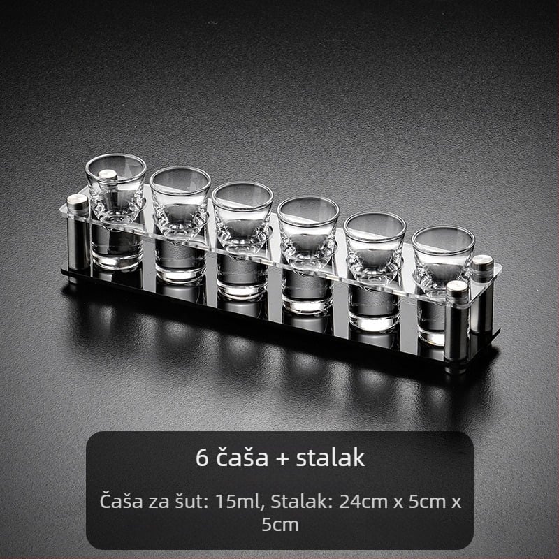 Set čaša za vino od stakla s tiskanim logom, kapacitet 1–100 ml, težina 1.0 kg