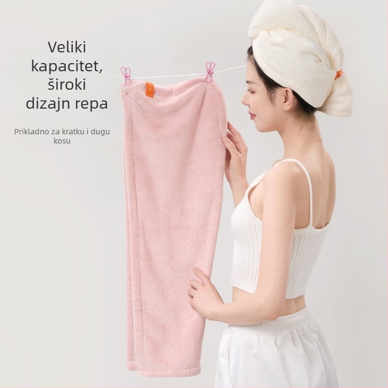 Drizzle kapa za kosu, koralni flis, 150D, cut pile, 140–169 g