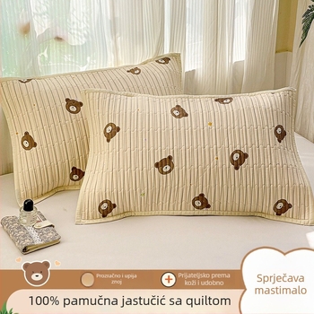 Jastučnica s quiltom od čistog pamuka, preko 95% pamuka, 40s tkanina, reaktivno bojanje