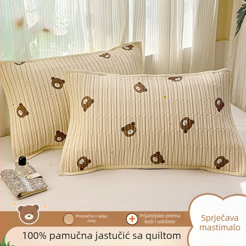 Jastučnica s quiltom od čistog pamuka, preko 95% pamuka, 40s tkanina, reaktivno bojanje