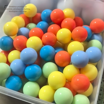 6–20 mm akrilne jednobojne okrugle perle bez rupa, perle za DIY nakit, plastične kuglice za djecu