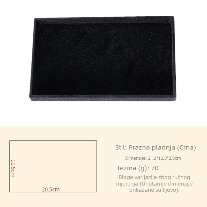 Drvena kutija za nakit u korejskom stilu, model 6009, tvrda konstrukcija, Zi man.