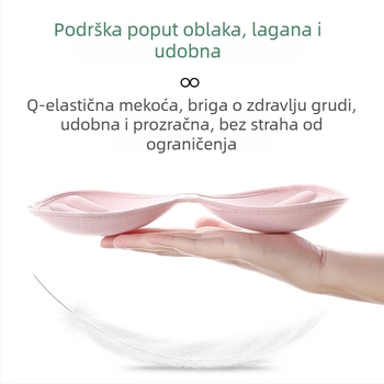 Debela jednodijelna ženska sportska grudnjak jastučić za zamjenu, prozračna pamučna podstava, 2018