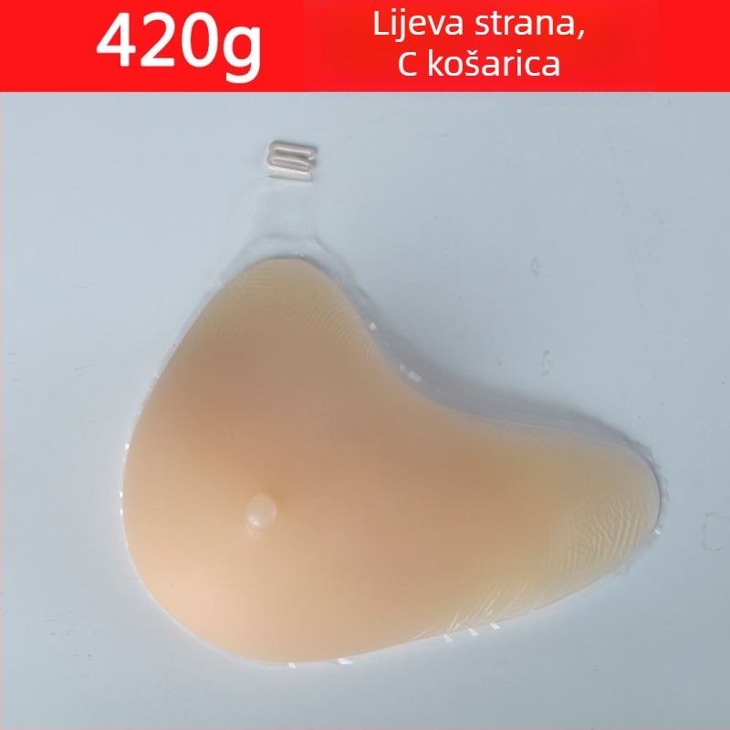 Silikonska forma dojki s kukom, kompatibilna s uobičajenim grudnjacima, produžena pod pazuhom jastučić za povećanje veličine i debljine