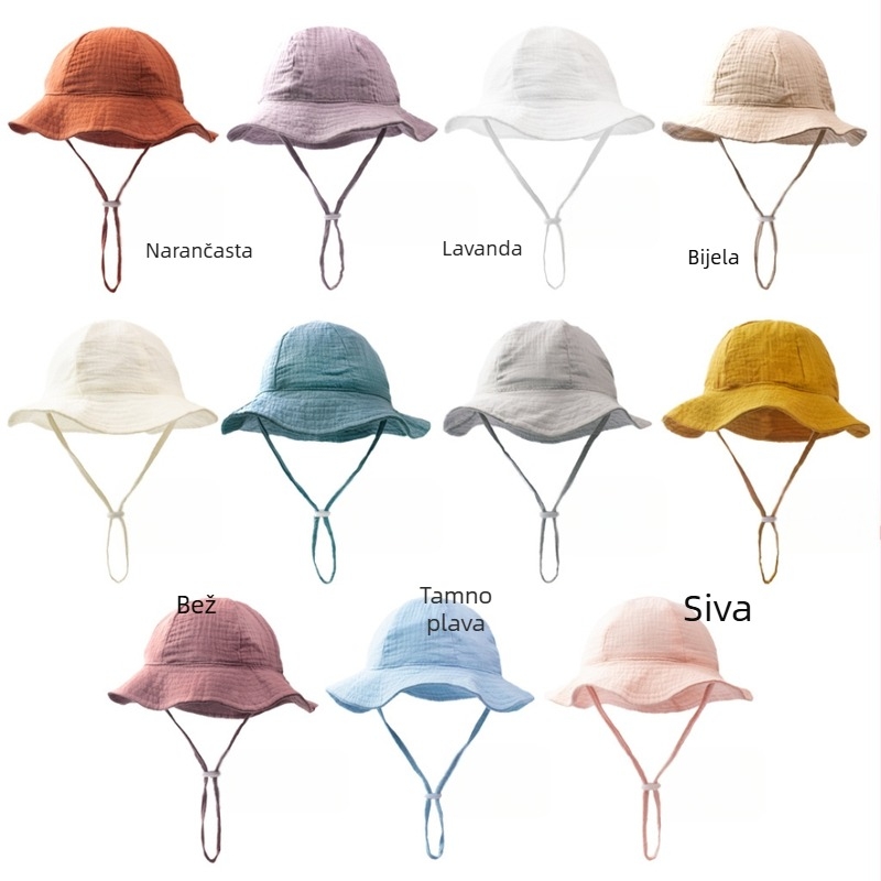 Be.ba ribarska kapa; zaštita od sunca, prozračna, sjenčanje; kratki obod; kupolasti vrh; tkanina