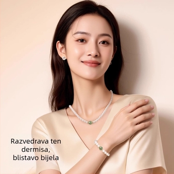 Perlna narukvica Crystal Wing — ručna izrada perlica, unisex stil, modni dodatak za ruku