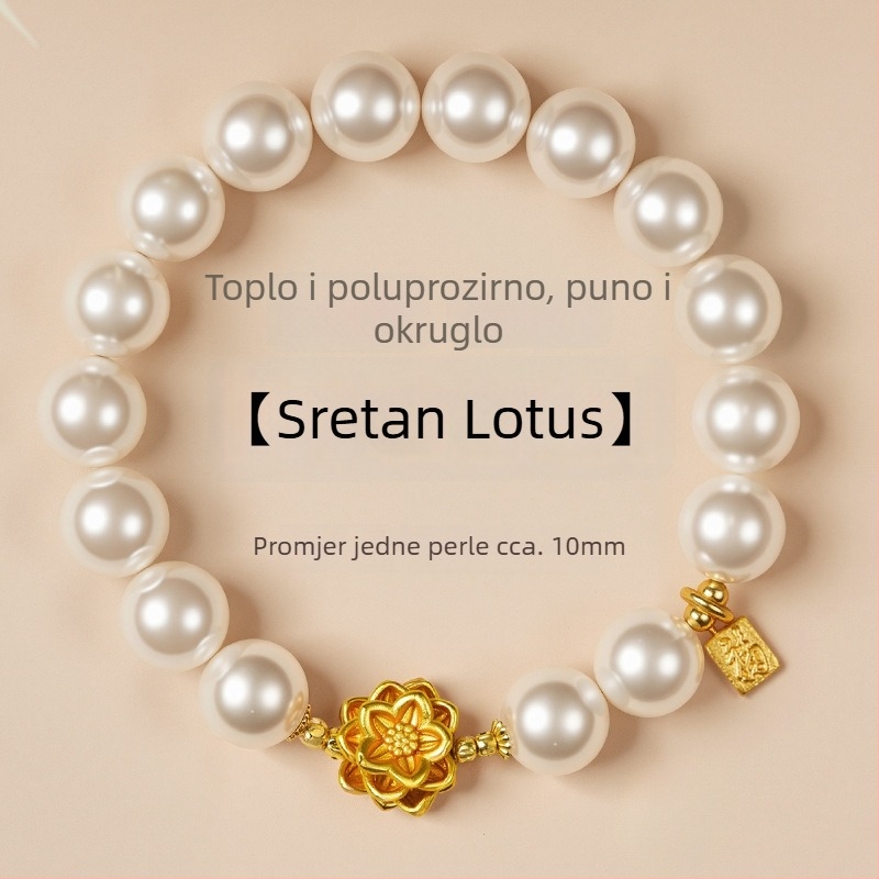 Perlna narukvica Crystal Wing — ručna izrada perlica, unisex stil, modni dodatak za ruku