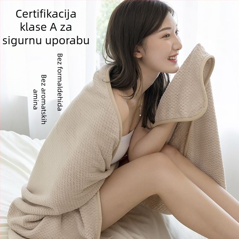 Izuzetno upijajući veliki mikrovlakana kupaonski ručnik, mekan i brzo se suši, za muškarce, žene, odrasle i djecu, kućna upotreba, može se omotati bez ispadanja vlakana