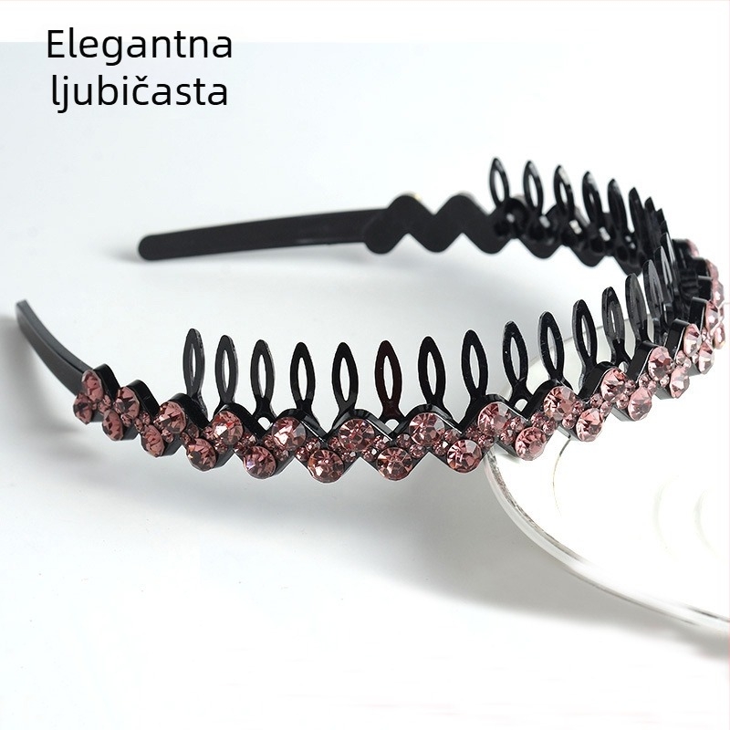 Hair Hoop za djecu – neklizajući, jednostavan retro korejsko-japanski stil s klipom, dodatak za kosu (proljeće 2021)