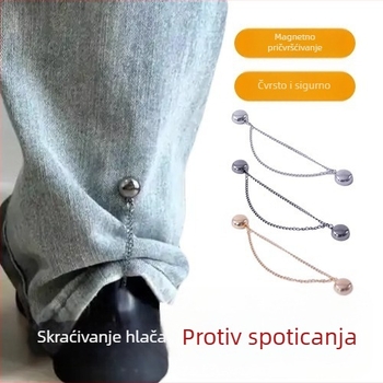 Magnetske manžetne kopče – legura, ženski INS stil, okrugli oblik, elektroplatiniranje, proljeće 2025