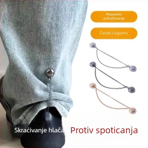 Magnetske manžetne kopče – legura, ženski INS stil, okrugli oblik, elektroplatiniranje, proljeće 2025